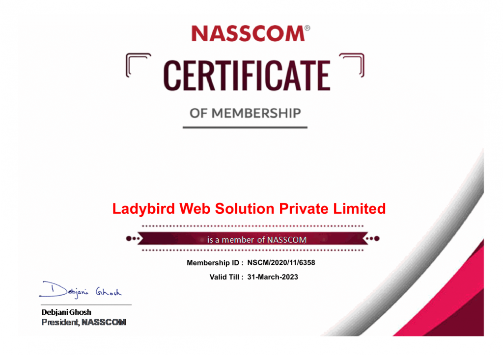 Nasscom Certificated 